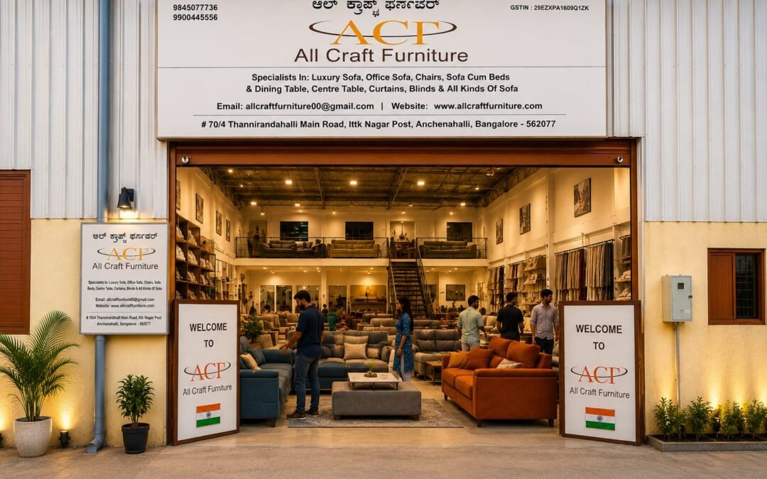 Best Furniture Store in Bangalore with Free Consultation & Quotation – Complete Customized Furniture Solutions by All Craft Furniture