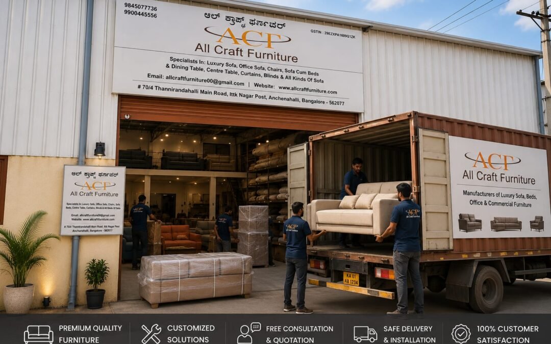 Best Furniture Store in Bangalore with Free Consultation & Quotation – Complete Customized Furniture Solutions