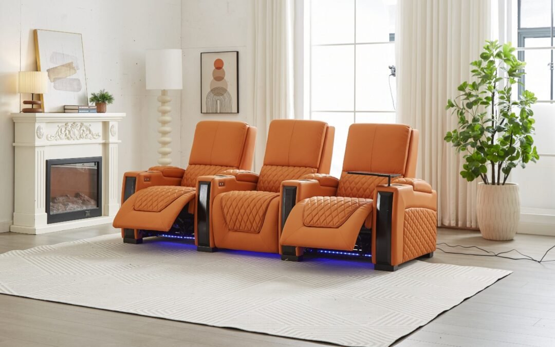 Recliner Sofa Designs in Bangalore for Home Theatre & Luxury Living Rooms