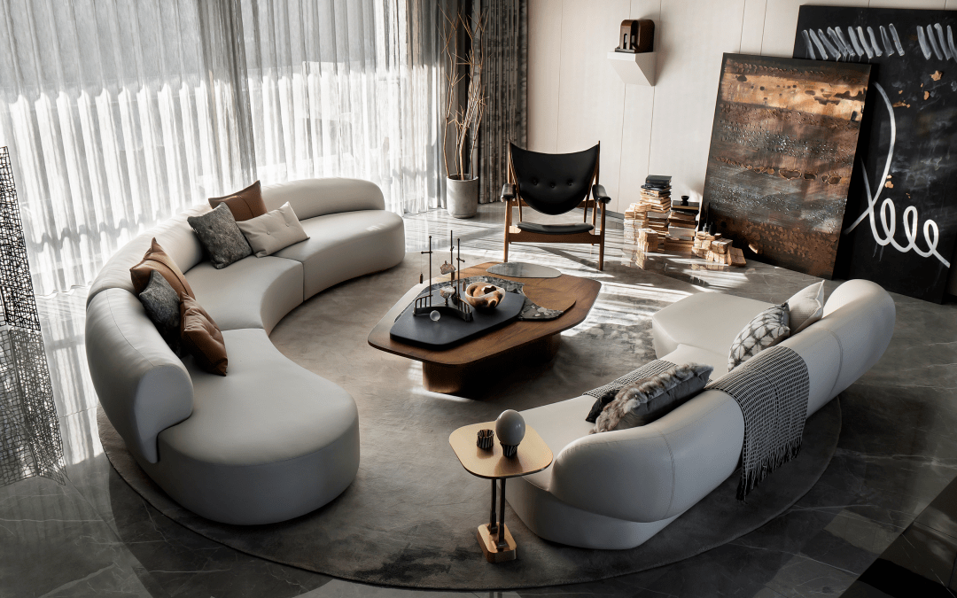 Trending Curved Sofa Designs in India for Luxury Interiors